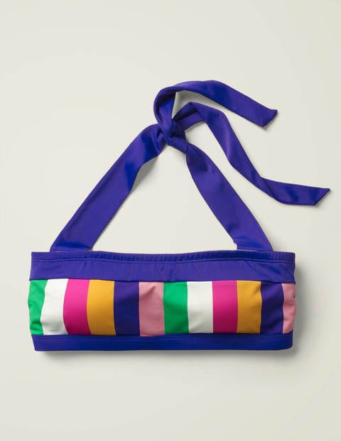 Santorini Bikini Top - Yellow, Formica Pink Stripe Santorini Bikini Top - Yellow, Formica Pink Stripe