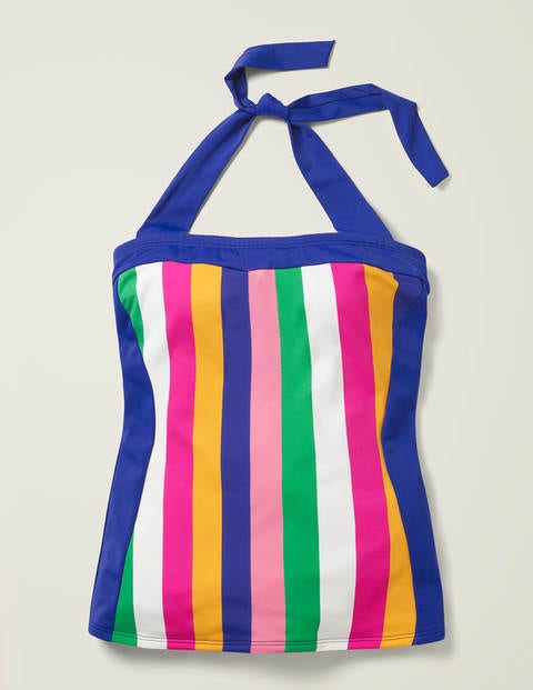 Santorini Tankini Top - Yellow, Formica Pink Stripe Santorini Tankini Top - Yellow, Formica Pink Stripe