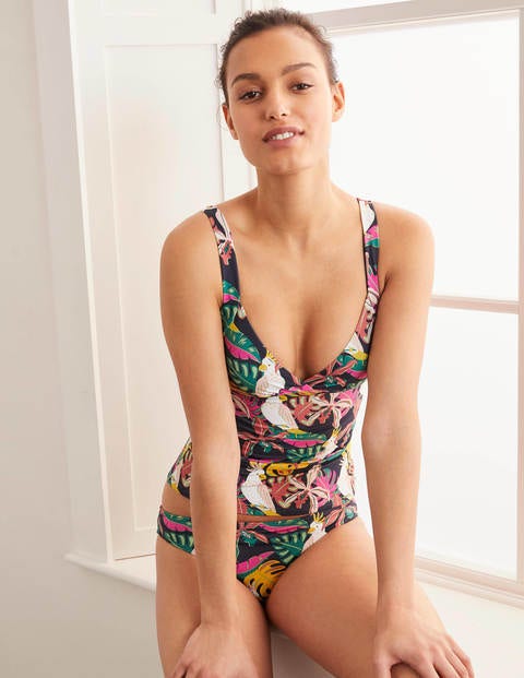 Talamanca Tankini-Oberteil - Navy, Sittich/Palme Talamanca Tankini-Oberteil - Navy, Sittich/Palme