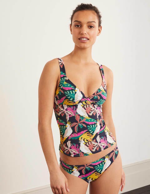 Talamanca Tankini-Oberteil - Navy, Sittich/Palme Talamanca Tankini-Oberteil - Navy, Sittich/Palme