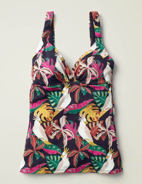 Talamanca Tankini-Oberteil - Navy, Sittich/Palme Talamanca Tankini-Oberteil - Navy, Sittich/Palme