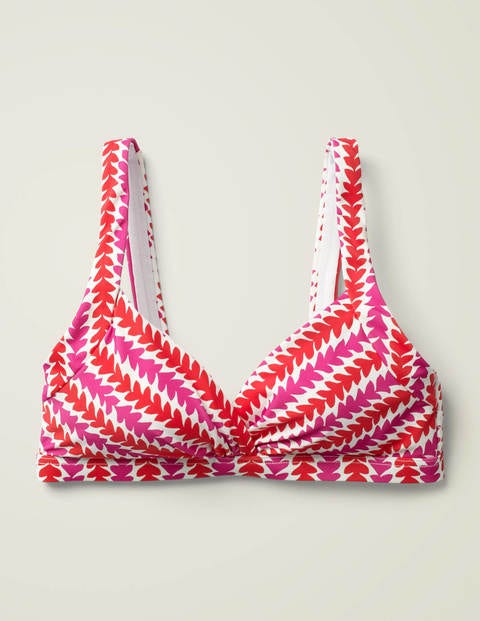 Talamanca Bikini Top - Ivory Pop Pansy, Petal Arrow Talamanca Bikini Top - Ivory Pop Pansy, Petal Arrow
