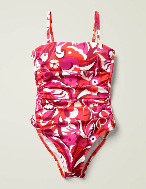 Andros Tie Detail Swimsuit - Pop Pansy, Sunkissed Floral Andros Tie Detail Swimsuit - Pop Pansy, Sunkissed Floral