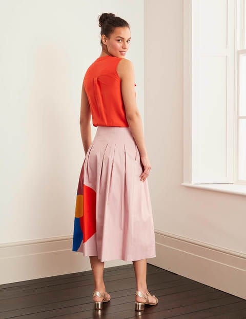 Theodora Pleated Skirt - Milkshake, Pop Petal Theodora Pleated Skirt - Milkshake, Pop Petal
