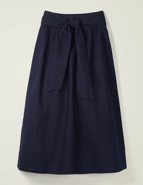 Demelza Midi Skirt - Navy Demelza Midi Skirt - Navy