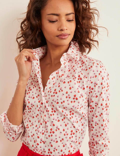 Modern Classic Shirt - Ivory, Berries Modern Classic Shirt - Ivory, Berries