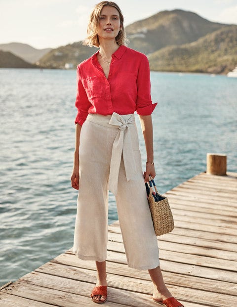 Linen Shirt - Hibiscus Linen Shirt - Hibiscus