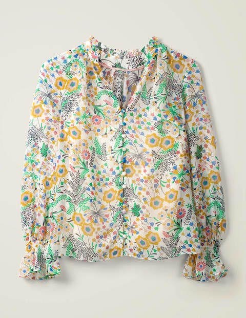 Evangeline Blouse - Ivory, Wild Field Evangeline Blouse - Ivory, Wild Field
