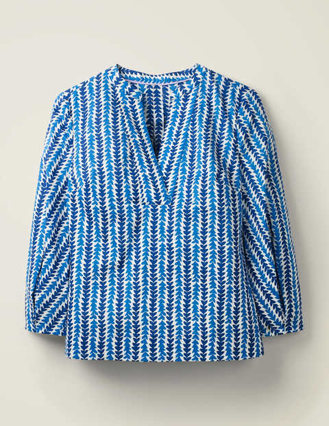 Roberta Top - Bold Blue, Petal Arrow Roberta Top - Bold Blue, Petal Arrow