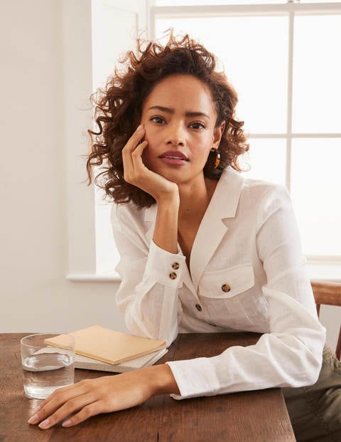Letitia Linen Shirt - White Letitia Linen Shirt - White