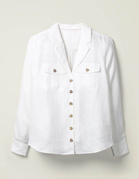 Letitia Linen Shirt - White Letitia Linen Shirt - White