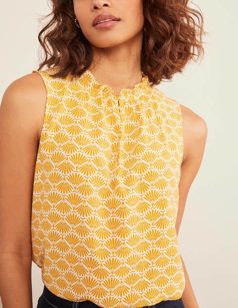 Christabel Top - Tuscan Sun, Deco Palm Christabel Top - Tuscan Sun, Deco Palm