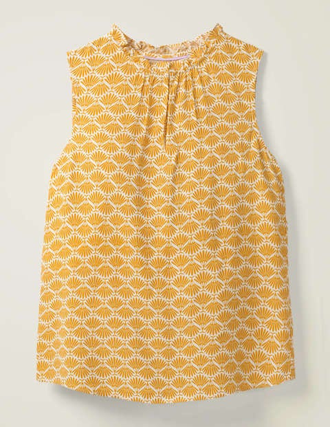 Christabel Top - Tuscan Sun, Deco Palm Christabel Top - Tuscan Sun, Deco Palm