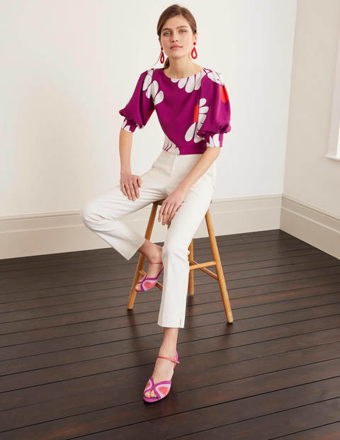 Olwen Top - Jewel Purple, Daisy Petals Olwen Top - Jewel Purple, Daisy Petals