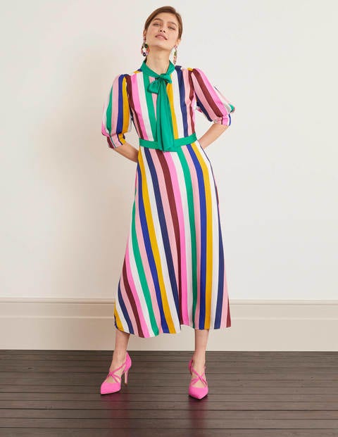 boden bonnie silk midi dress