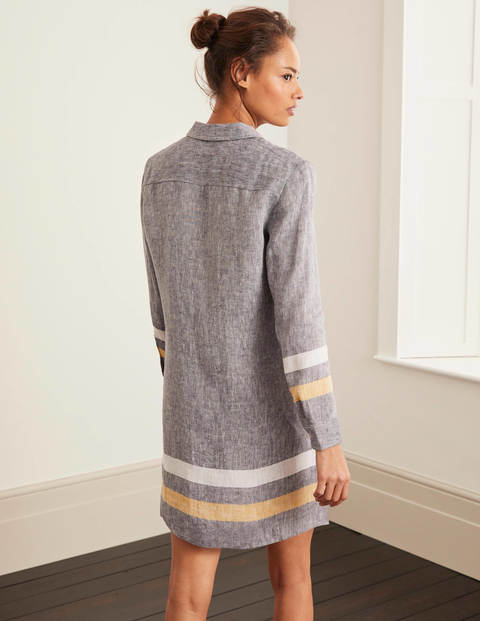 Lisbon Linen Tunic - Navy Lisbon Linen Tunic - Navy