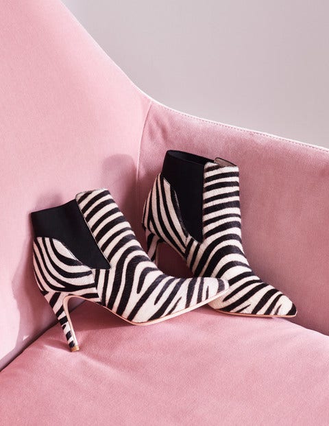 Elsworth Ankle Boots - Zebra Elsworth Ankle Boots - Zebra