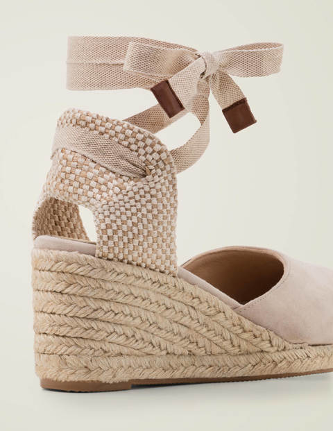 Cassie Espadrille Wedges - Oatmeal Cassie Espadrille Wedges - Oatmeal