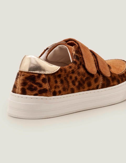 Nell Trainers - Tan Leopard/Gingerbread 