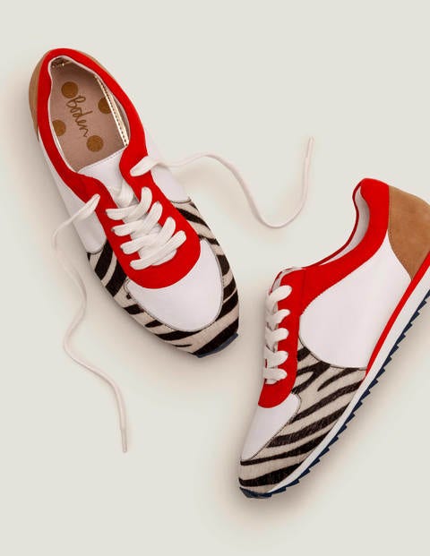 boden striped trainers