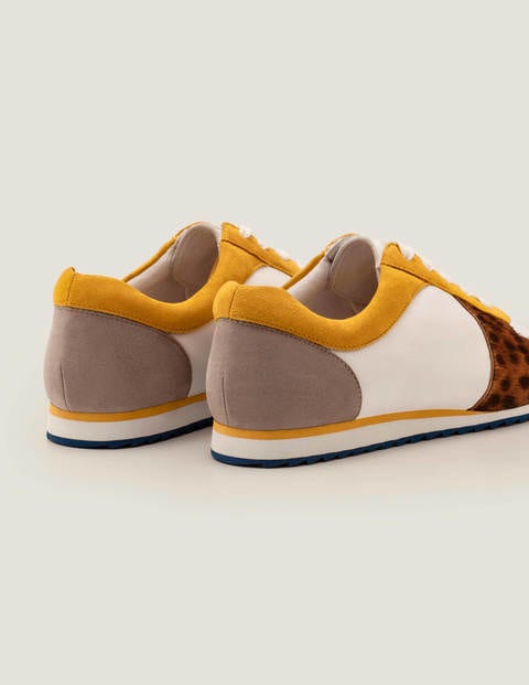 Elise Trainers - Tan Leopard/Tuscan Sun Elise Trainers - Tan Leopard/Tuscan Sun