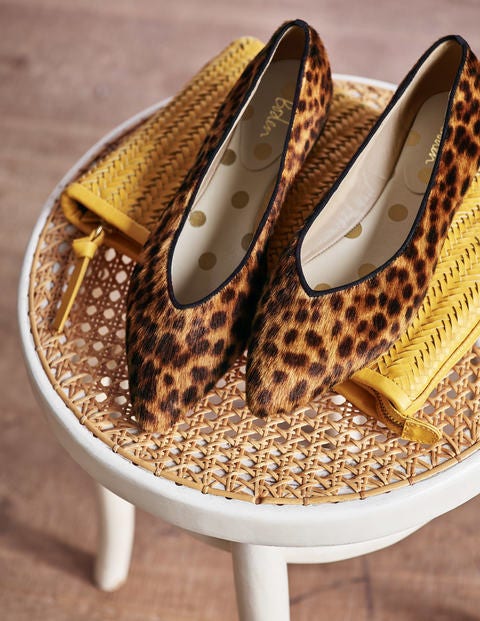 Julia Pointed Flats - Tan Leopard Julia Pointed Flats - Tan Leopard