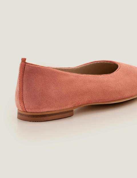 Julia Pointed Flats - Dark Chalky Pink Julia Pointed Flats - Dark Chalky Pink