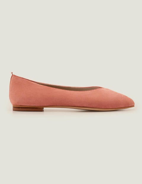 Julia Pointed Flats - Dark Chalky Pink Julia Pointed Flats - Dark Chalky Pink