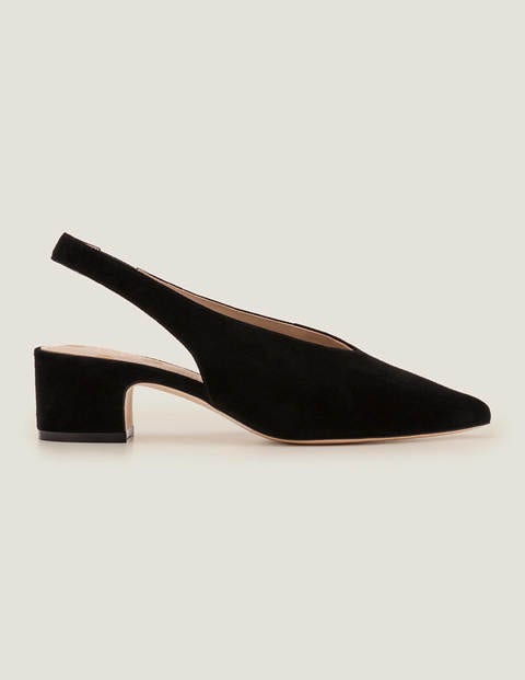 Lena Slingback Heels - Black Lena Slingback Heels - Black