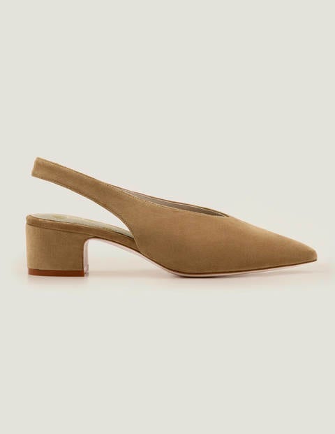 Lena Slingback Heels - Camel Lena Slingback Heels - Camel