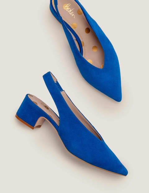Lena Slingback Heels - Bold Blue Lena Slingback Heels - Bold Blue