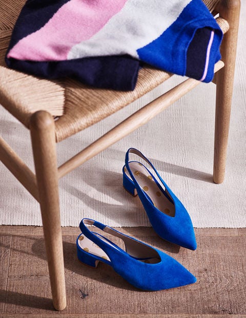 Lena Slingback Heels - Bold Blue Lena Slingback Heels - Bold Blue