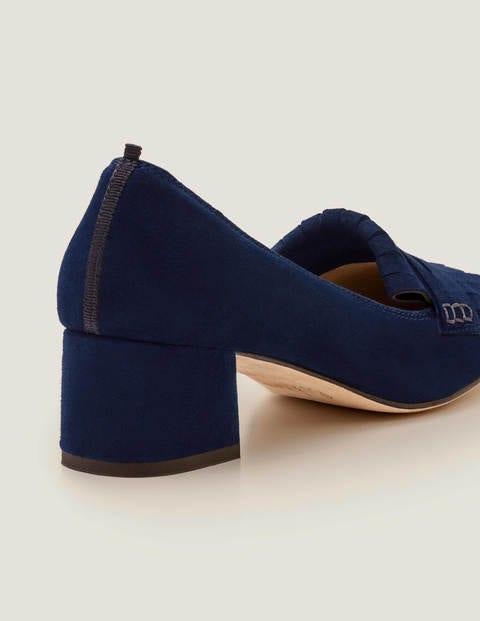 Victoria Loafer Mit Mittelhohem Absatz - Navy Victoria Loafer Mit Mittelhohem Absatz - Navy