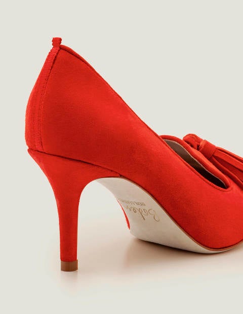 Leah Pumps Mit Mittelhohem Absatz - Signalrot Leah Pumps Mit Mittelhohem Absatz - Signalrot