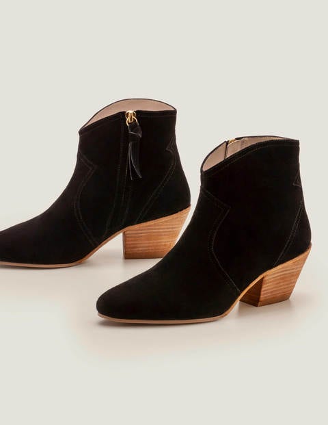 boden black suede boots