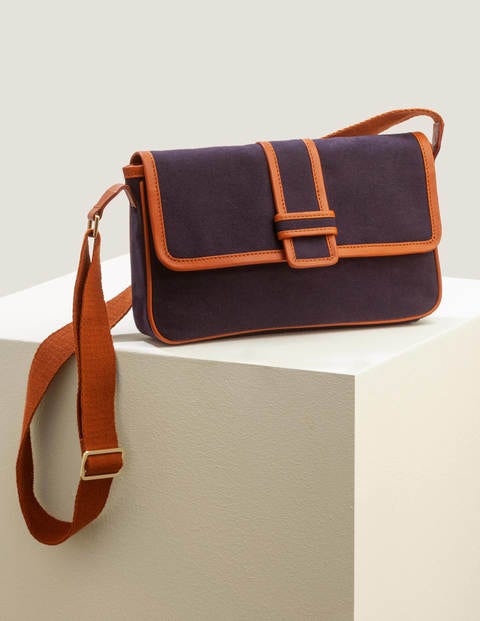 Perdita Crossbody Bag - Navy/Tan Perdita Crossbody Bag - Navy/Tan