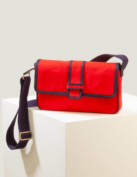 Perdita Crossbody Bag - Post Box Red/Navy Perdita Crossbody Bag - Post Box Red/Navy