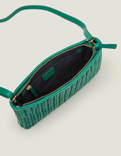 forest green clutch bag