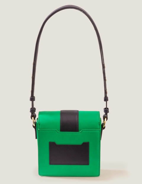 Miranda Satchel Bag - Rich Emerald/Navy Miranda Satchel Bag - Rich Emerald/Navy