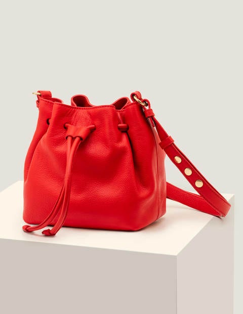 Mini Octavia Drawstring Bag - Post Box Red Mini Octavia Drawstring Bag - Post Box Red