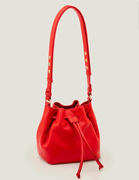 Mini Octavia Drawstring Bag - Post Box Red Mini Octavia Drawstring Bag - Post Box Red