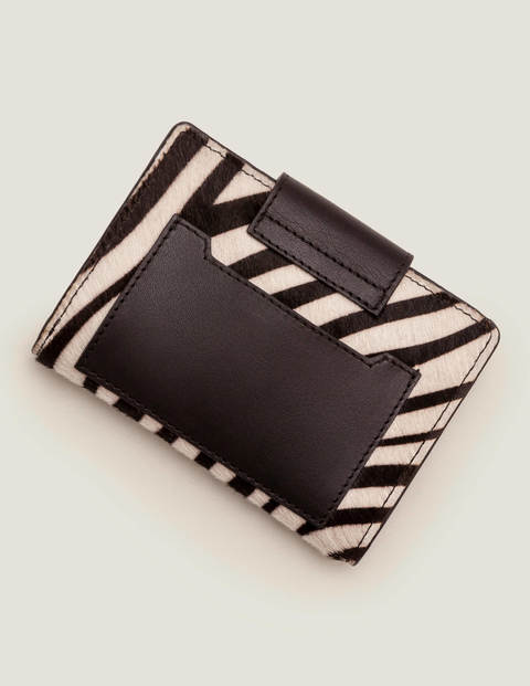 Leather Purse - Zebra/Black Leather Purse - Zebra/Black