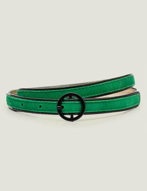 Piped Waist Belt - Rich Emerald/Navy Piped Waist Belt - Rich Emerald/Navy
