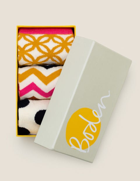 Knöchelsocken Im 3Er-Pack - Sonnengelb, Bunt Knöchelsocken Im 3Er-Pack - Sonnengelb, Bunt