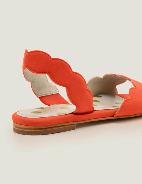 Estella Slingback-Sandalen - Orangerot Estella Slingback-Sandalen - Orangerot
