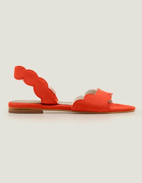 Estella Slingback-Sandalen - Orangerot Estella Slingback-Sandalen - Orangerot
