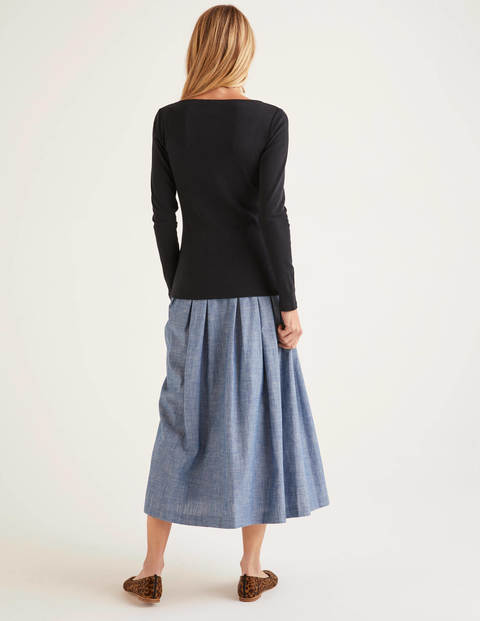 Essential Boatneck - Black Essential Boatneck - Black
