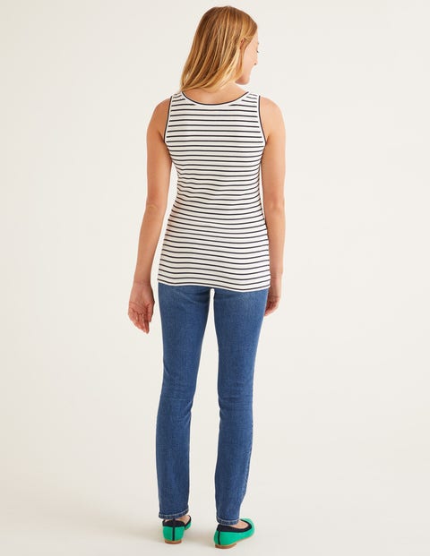 Essential Vest - Ivory/Navy Essential Vest - Ivory/Navy
