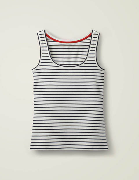 Essential Tank - Ivory/Navy Essential Tank - Ivory/Navy