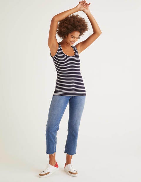 Essential Tank - Navy/Ivory Essential Tank - Navy/Ivory